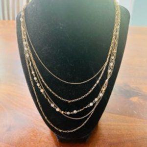 Layered citrine necklace
